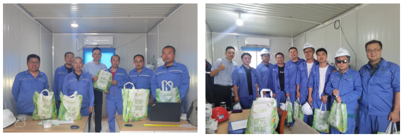 关怀一线 致敬匠心 | JDB电子股份开展项目现场夏日“送清凉”慰问活动